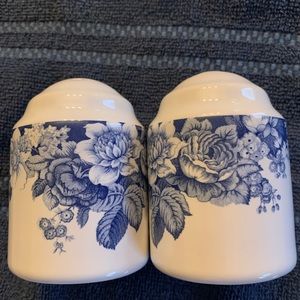 Nautica Indigo Rose Salt and Pepper Shakers